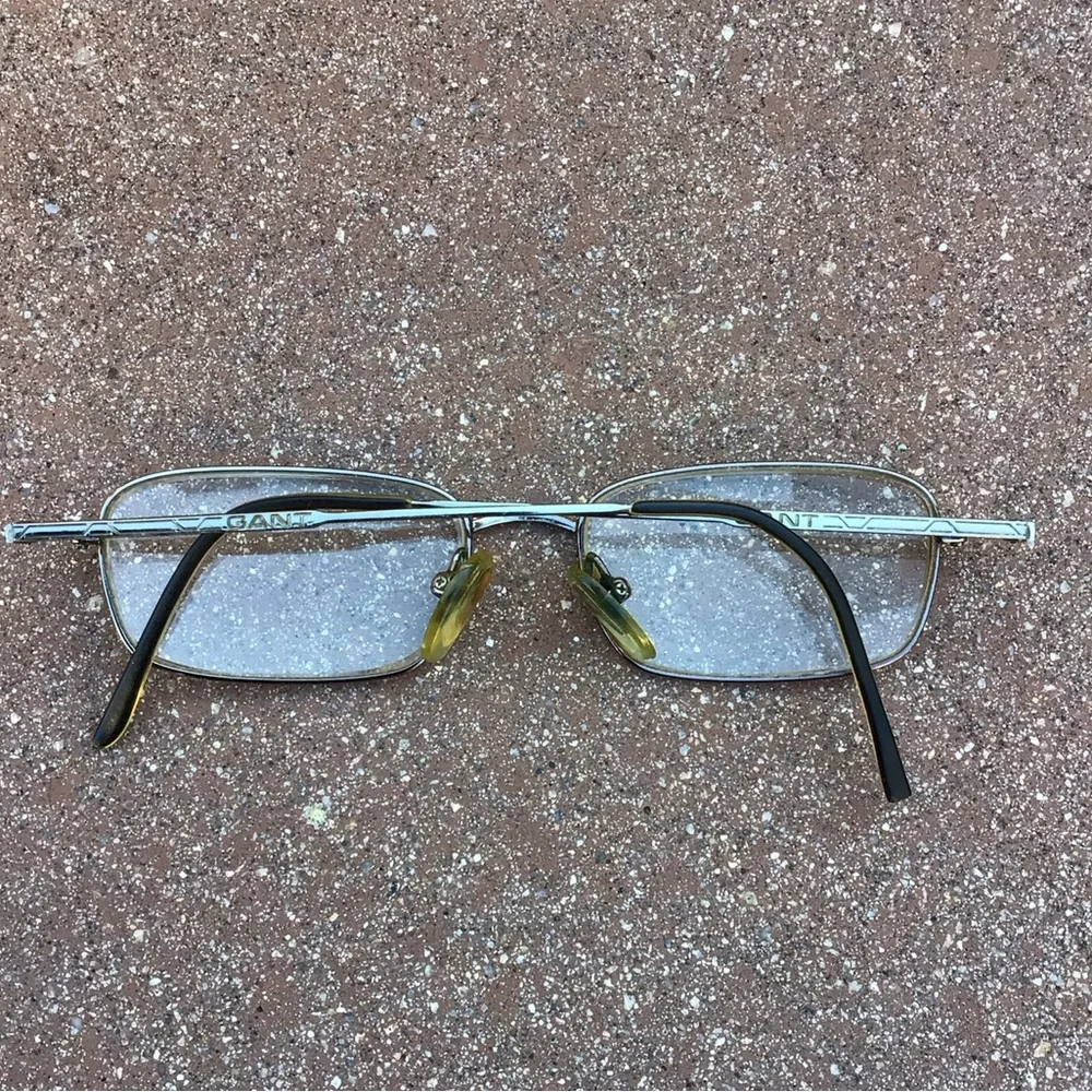 Gant G RHODES Gunmetal Wire Rectangle Eyeglasses Frames